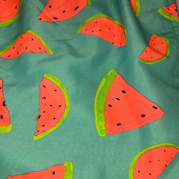 Arizona Jeans Mens XL Swim Trunks Suit Watermelon All Over Print Vacation Beach - Picture 5 of 13